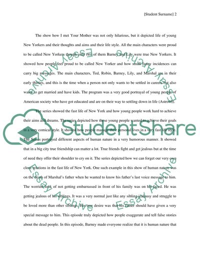 Television Show - How I Met Your Mother