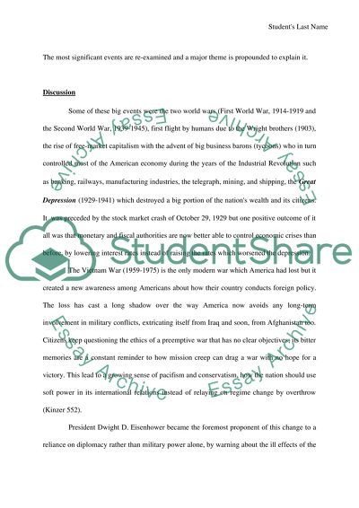 Twentieth century in America