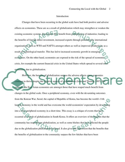 Globalization in the Republic of Korea