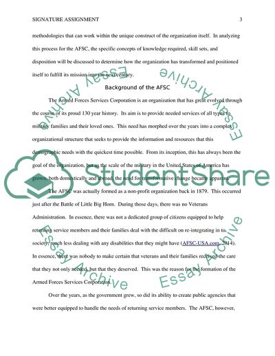 The Armed Forces Services Corporation