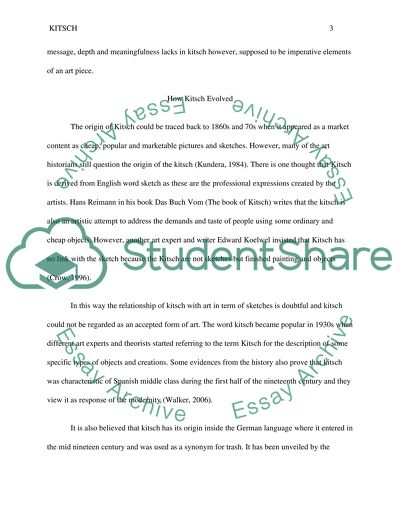 Avant-garde and kitsch summary image