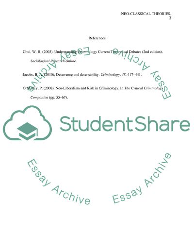 Neo-classical Theories