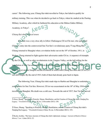 Chiang Kai-Shek Leadership