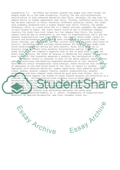 Applying Motivation Theories to Compensation