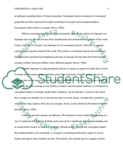 Conceptual Analysis of Computing and Information System
