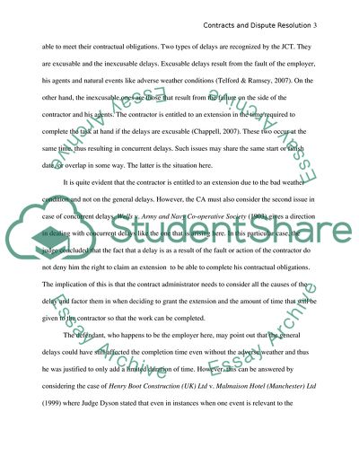 Contracts and Dispute Resolution