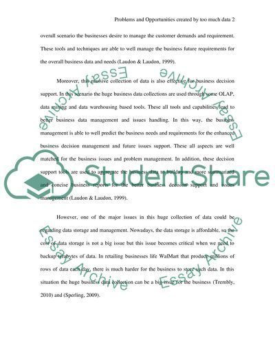 Problems and Opportunities created by having too much data, and what to do about them