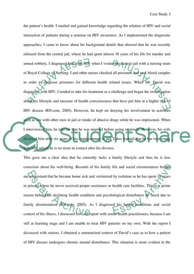 Patient Case Study Essay