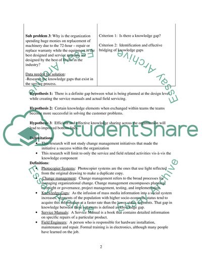 Problem Identification