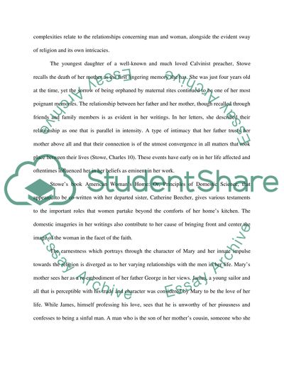 Religious Motives in the Works of Harriet Beecher Stowe