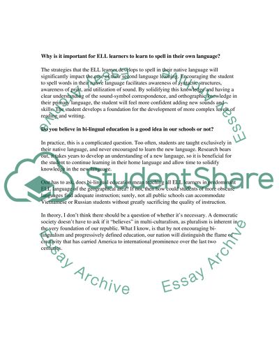 Discussion Question about Teaching