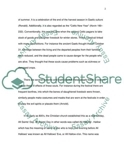 The History of Halloween Festival