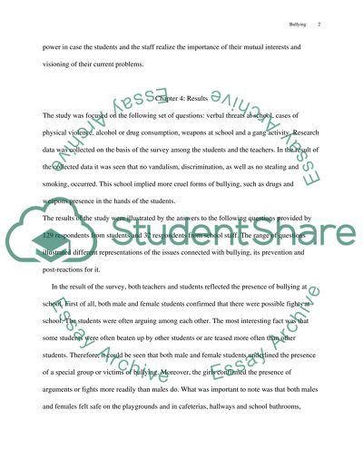 Differences of Perceptions of the Amount of School Bullying Between Students and Staff