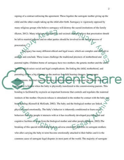 The Need for Surrogacy