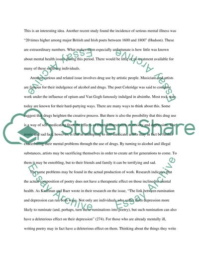 The correlation between creativity and mental illnesses