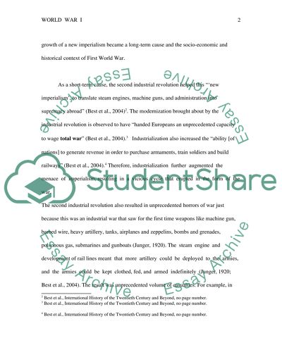Causes of World War I