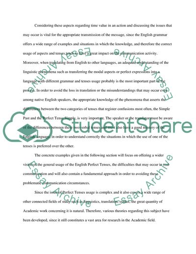 Problematical Aspects Encountered When Using The English Language