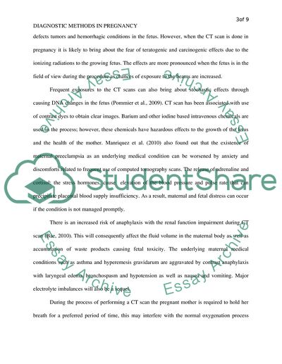 Diagnostic Methods in Pregnancy