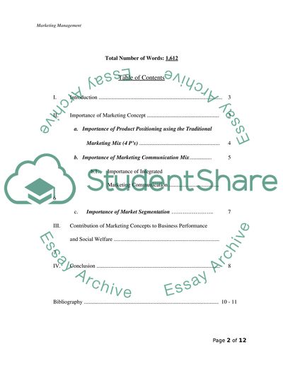 The Marketing Concept is the Best Concept for Todays Organisations to Practise