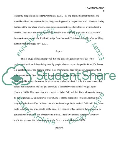 Damaged Care Critique