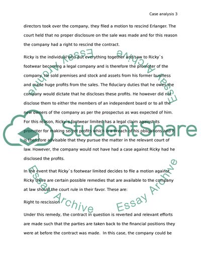 Ricky`S Footwear Case Analysis