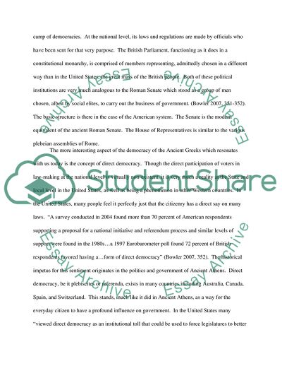 The Influence of Ancient Rome and Greece on Modern Society