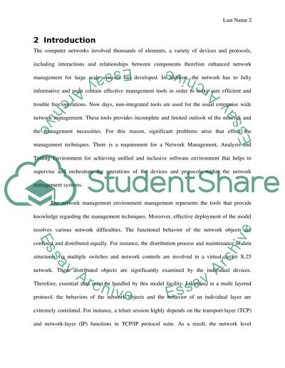 Network Environment Management