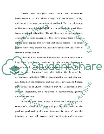 Measuring Construction Industry Performance