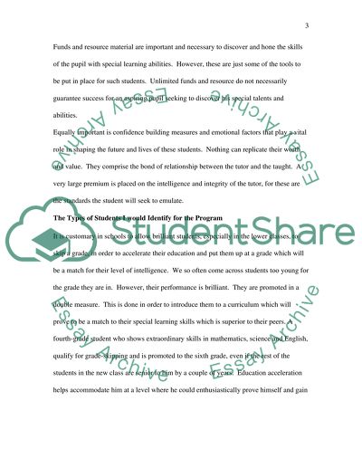 The Ultimate Program for Gifted Learners