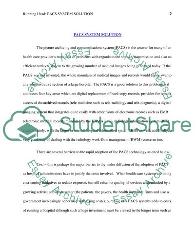 PACS System Solution