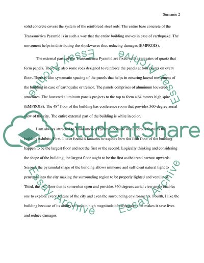 Structural Design of Transamerica Pyramid