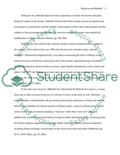 Malaysia - Mahathir politics