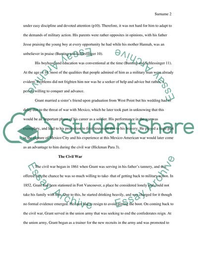 Ulysses Grant and His Diplomatic Contribution to Civil War