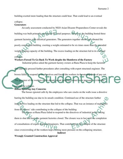 Rana Plaza building collapse