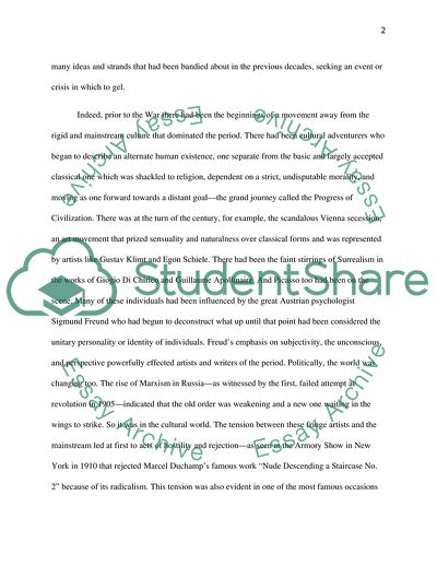 Crisis of Confidence in the Poetry of the Twentieth Century