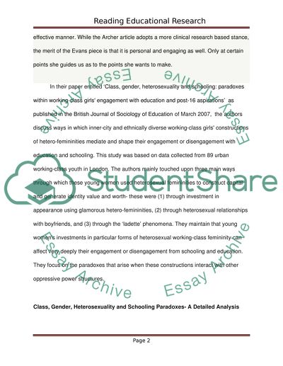 Schooling and Educational Opportunities for Females in the UK - Changes