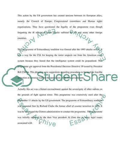 The Decisions Made by the Bush Administration in the War With Terror