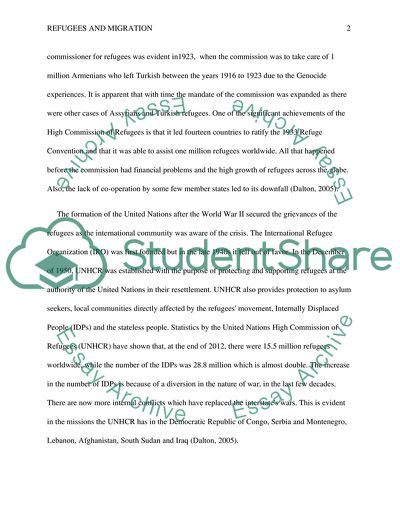 The Policy Report: Refugees and Migration