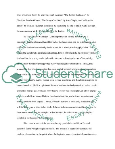 The Interconnection of Panopticism and the Cult of Domesticity