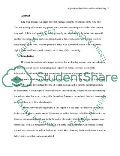 The Effect od Digital Devises on the Social Lives of the Community