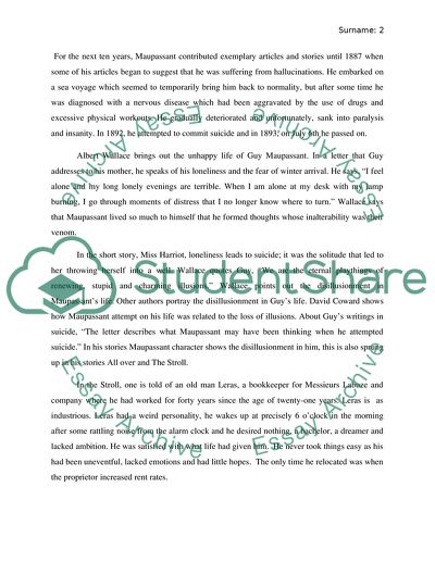 The Life and Work of Guy de Maupassant