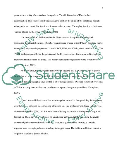 IPSec and Cryptography