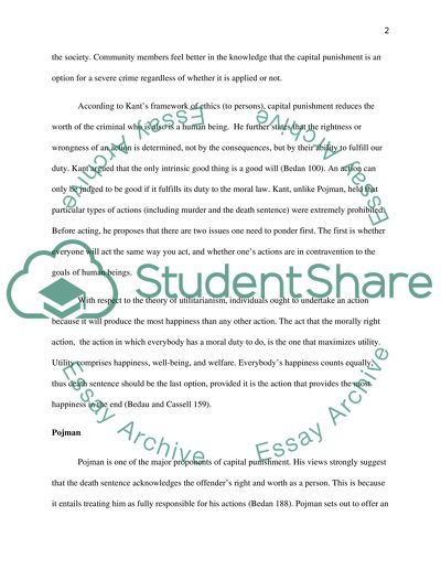 The Death Penalty Is Morally Wrong