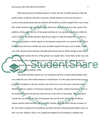 Healthcare Management