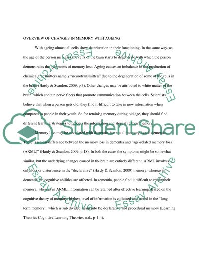 Memory Training in Older Adults