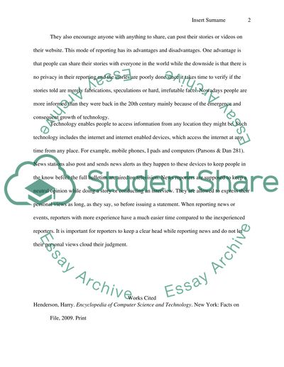 How Journalism has changed from the 20th to the 21st century