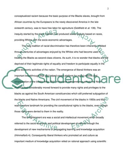 Civil Rights Movement: differing perspective and black radicalism