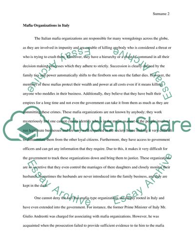 Italian mob essay 08 picture