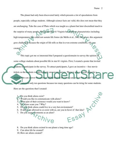 Planet Star 61 Virginis and The Origin of Life