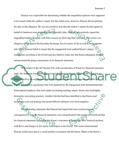 Enron and Related Party Transactions